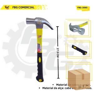FBG-M 3060 MARTELO C/ CABO EMBORRACHA 23MM