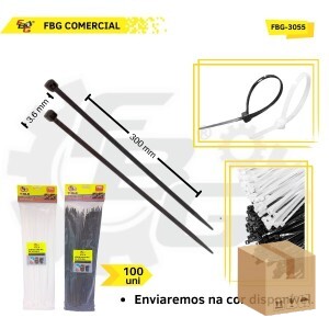FBG-M 3055 ABRAÇADEIRA DE NYLON 300MMX3.6