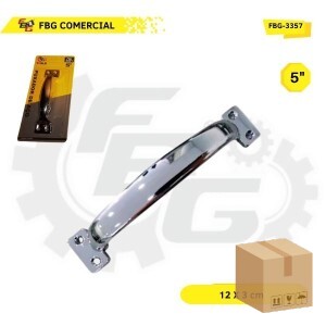 FBG-3357 PUXADOR DE ACO ALCA CHAPA 5'' C/1 2X48