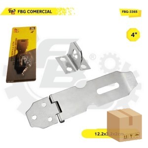 FBG-3365 FECHO DOBRADICA DE ACO P/CADEADO 4'' 2X48
