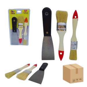 FBG-M  3423 KIT 2 PINCEIS E 1 ESPATULA