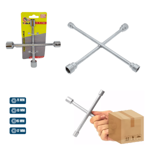 FBG-M  3226 MINI CHAVE 4 BOCAS EM CRUZ 11/13/15/17MM