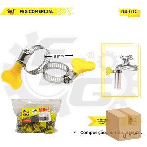FBG-M 3152 ABRAÇADEIRA DE METAL 5/8